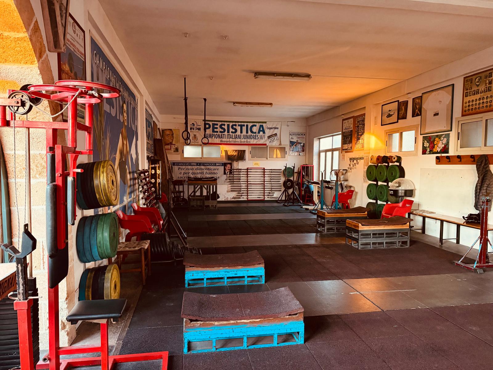 Ragazza che si allena: immagine simbolo del progetto Andiamo in Palestra
