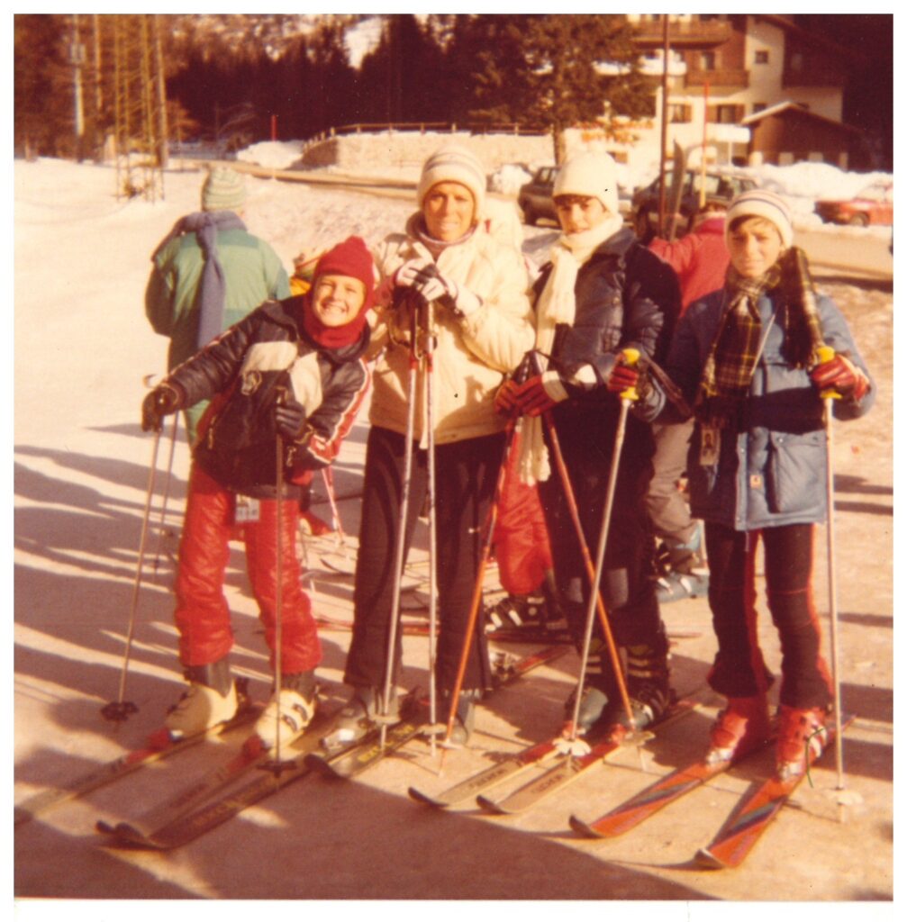Cecilia Bernardini le radici: da giovane in famiglia a sciare