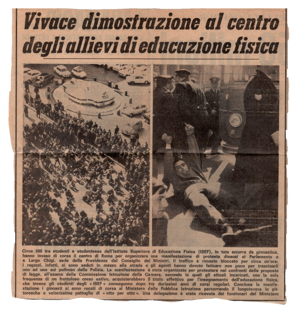 Cecilia Bernardini le radici: testimonianze di impegno nello sport