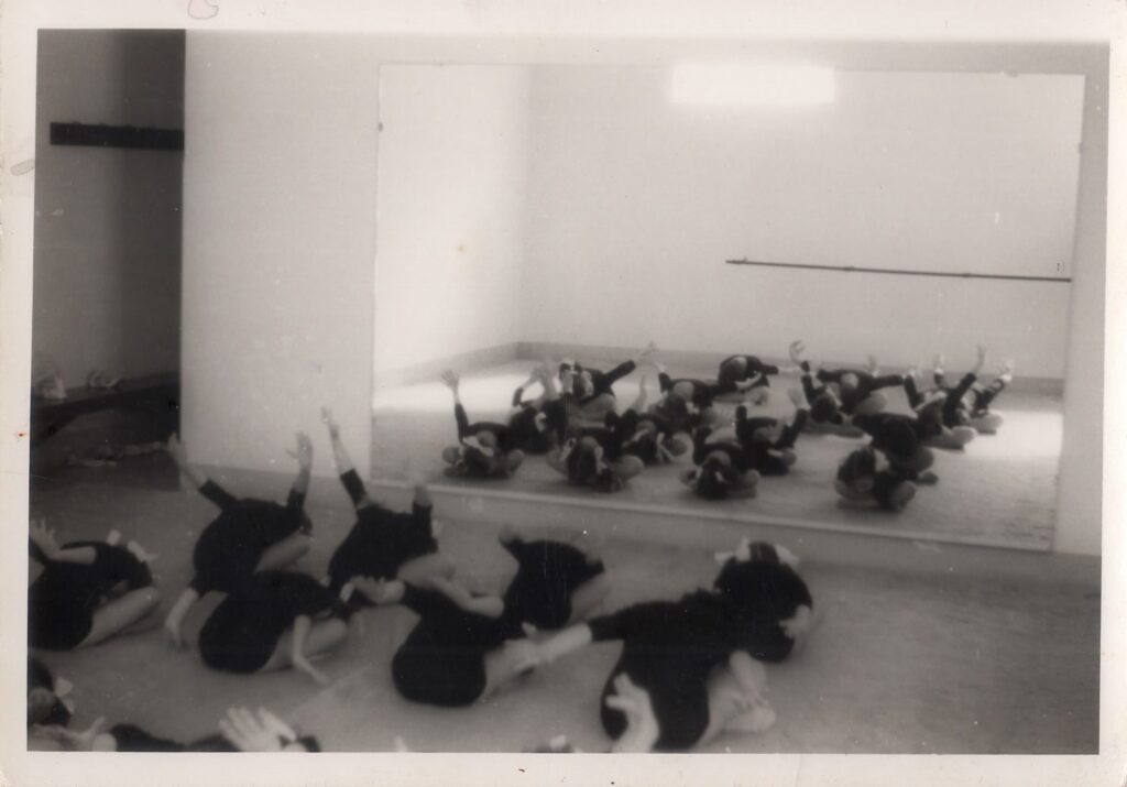 Cecilia Bernardini le radici: da giovane durante una lezione