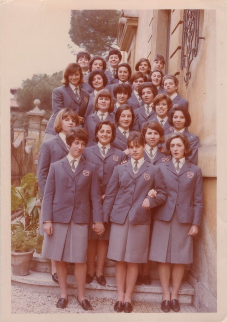 Cecilia Bernardini le radici: da giovane con la classe