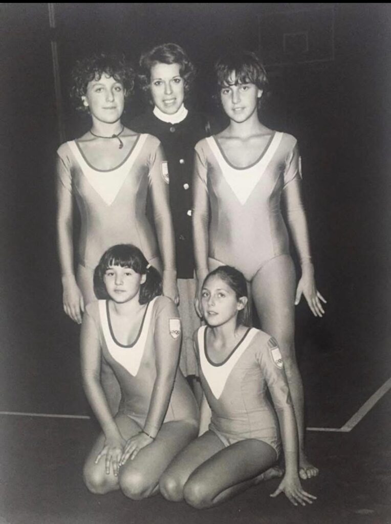 Cecilia in palestra con le allieve